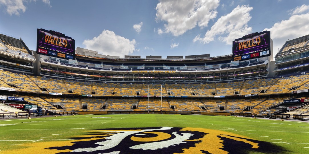 Lousiana State University Tiger Stadium South End Zone