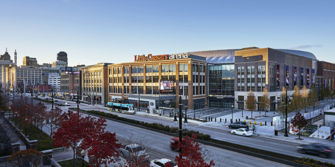 Little Caesars Arena shows off the high-tech suite life